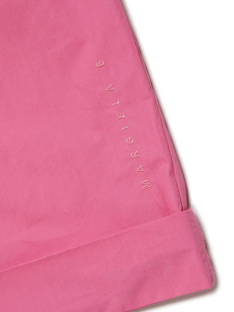 logo-embroidered cotton trousers