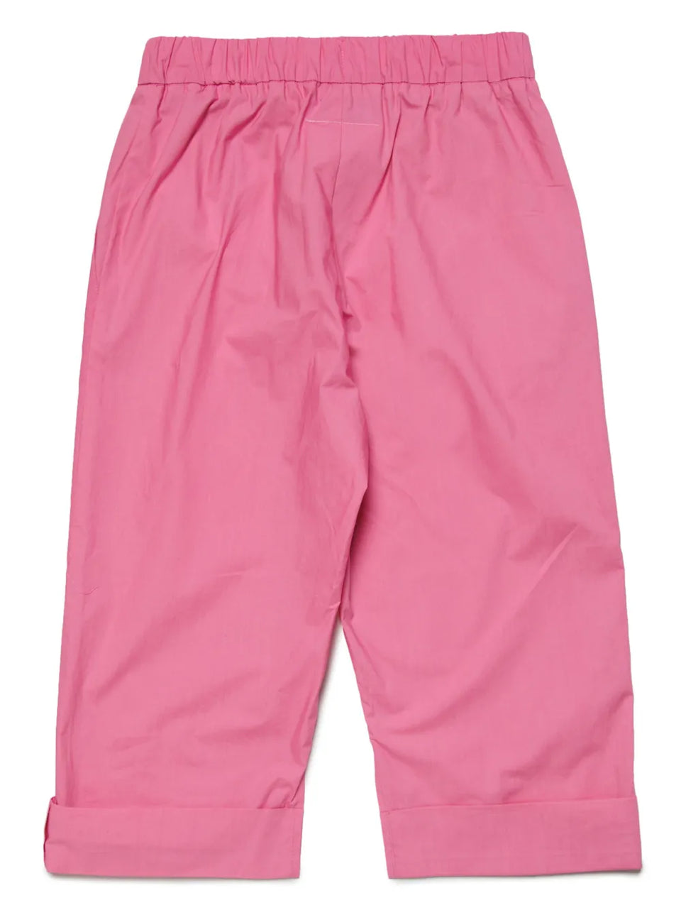 logo-embroidered cotton trousers