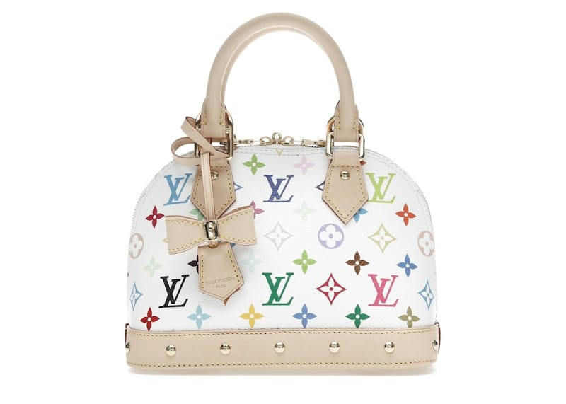 Louis Vuitton x Takashi Murakami Alma BB White Multicolored