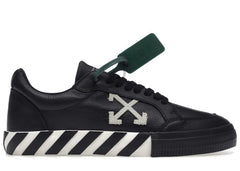 OFF-WHITE Vulc Low Leather Black White SS22