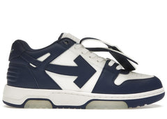 OFF-WHITE Out Of Office OOO Low Tops White Royal Blue