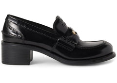 Miu Miu Brushed Loafer Black Leather (Women's)