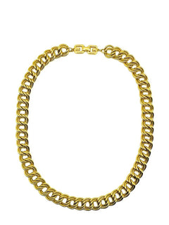 Vintage Givenchy Long Chunky Double Curb Chain 1980s
