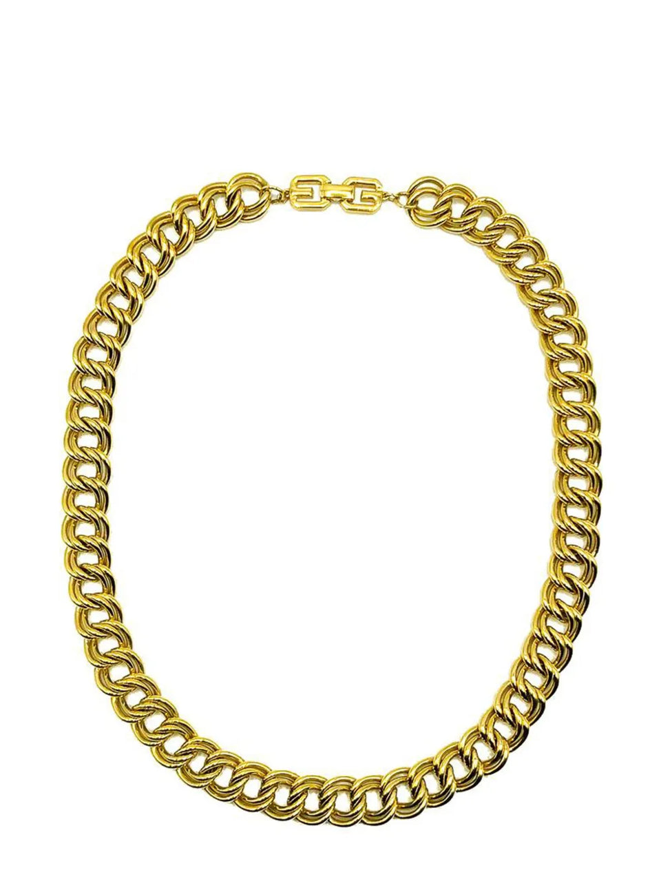 Vintage Givenchy Long Chunky Double Curb Chain 1980s