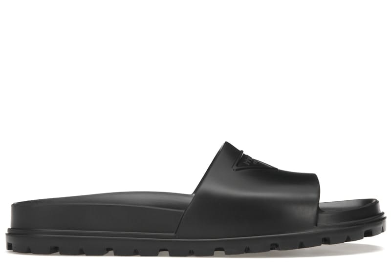 Prada Rubber Slide Black