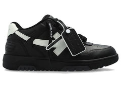 OFF-WHITE Out Of Office OOO Low Tops Black White (2025)