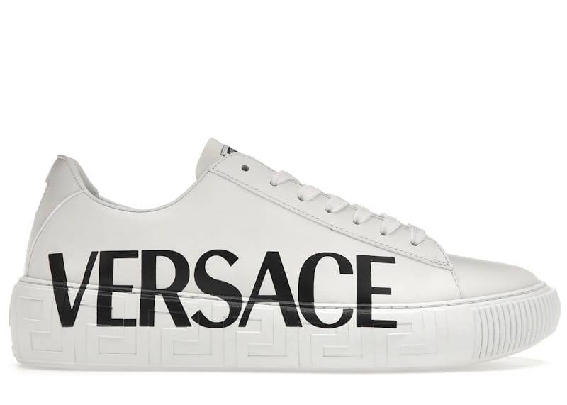 Versace Medusa Greca Low White White Black