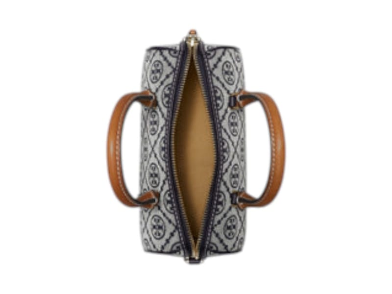 Tory Burch T Monogram Mini Barrel Bag Navy