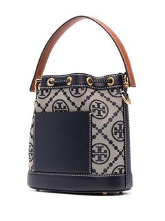 Tory Burch T Monogram Bucket Bag Tory Navy