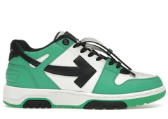 OFF-WHITE Out Of Office OOO Low Tops Green Black