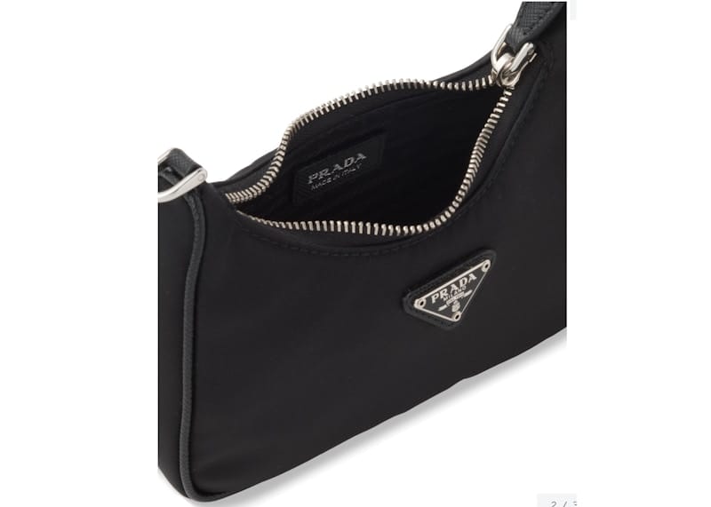 Prada Re-Edition Shoulder Bag Mini Nylon Black