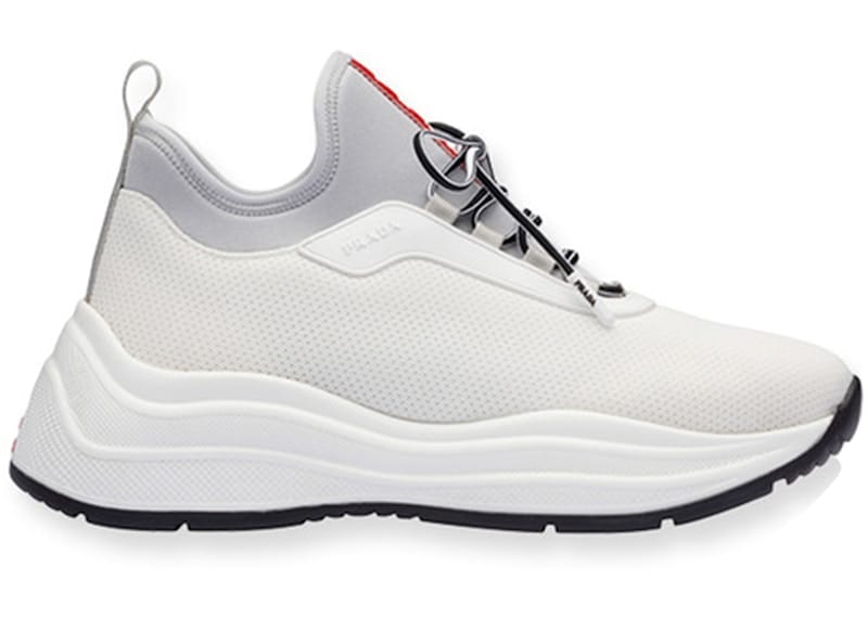 Prada Neoprene Logo White (Women's)