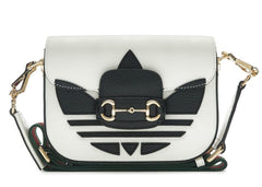 Gucci x adidas Horsebit 1955 Shoulder Bag White/Black
