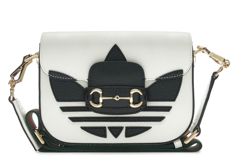 Gucci x adidas Horsebit 1955 Shoulder Bag White/Black