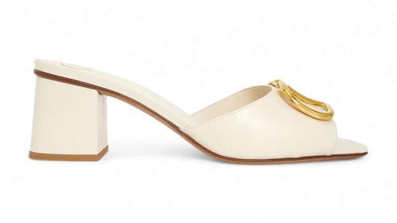 Valentino V Logo Signature Sandal Ivory (Women's)