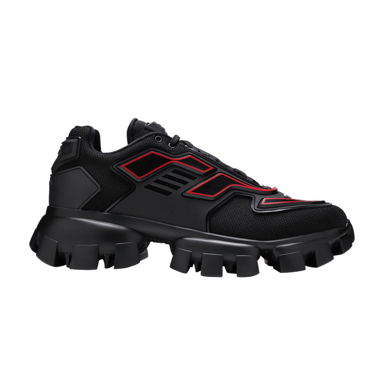 Prada Cloudbust Thunder Knit Black Red