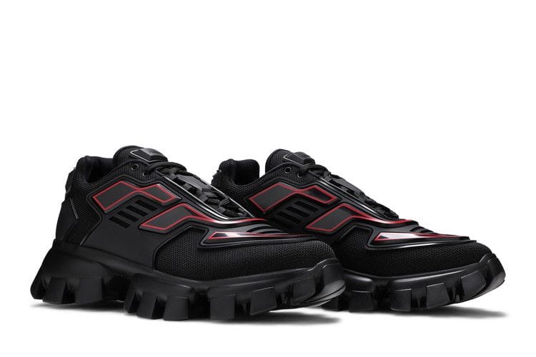 Prada Cloudbust Thunder Knit Black Red