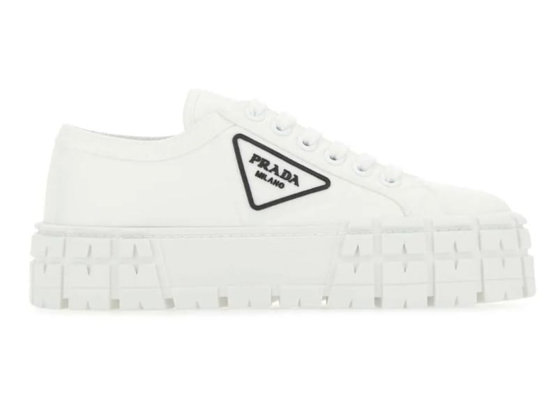 Prada Double Wheel Sneakers White Black (Women's)