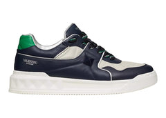 Valentino Garavani One Stud Low Top Marine White Bright Green