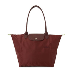 Longchamp Le Pliage Green L Shoulder Bag Wine