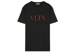 Valentino VLTN Print T-Shirt Black/Red