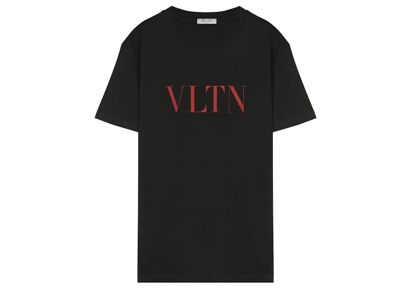 Valentino VLTN Print T-Shirt Black/Red