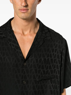 Toile Iconographe-print bowling shirt