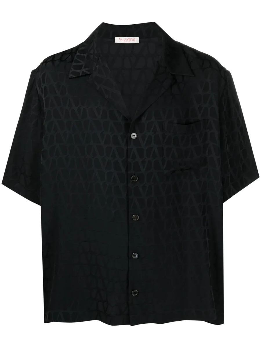 Toile Iconographe-print bowling shirt
