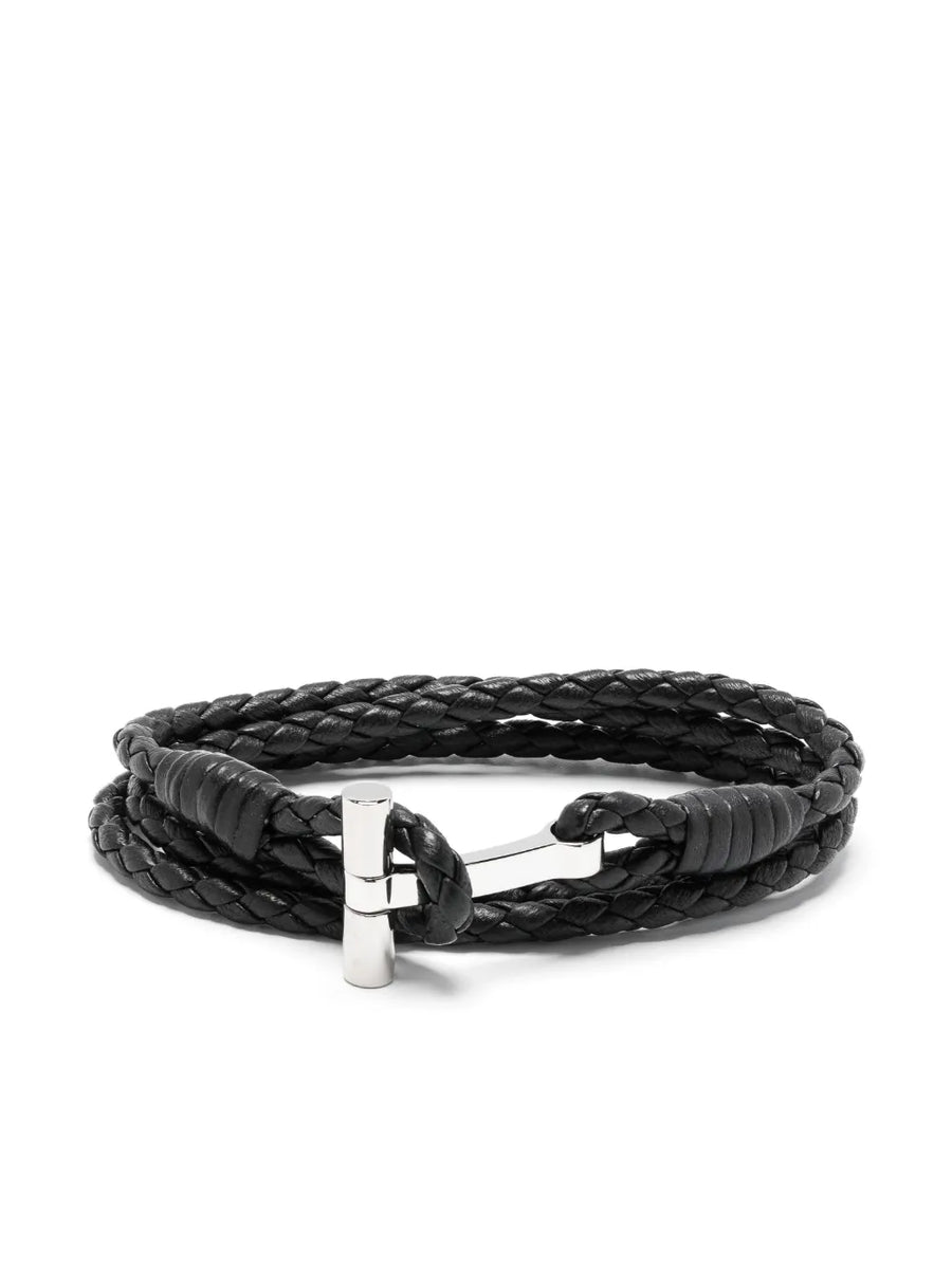 braided leather bracelet