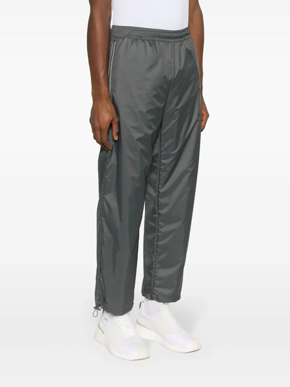logo-patch sheer-ripstop track pants