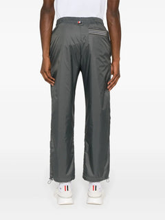 logo-patch sheer-ripstop track pants