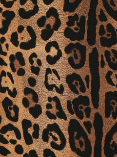 leopard-print crew-neck T-Shirt