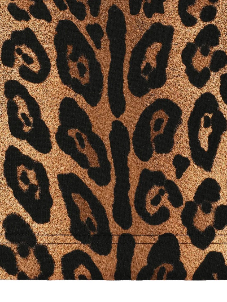 leopard-print crew-neck T-Shirt