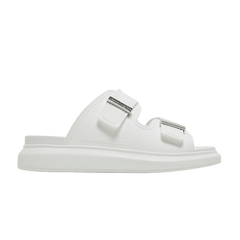 Alexander McQueen Hybrid Double Buckle Sandal New Ivory
