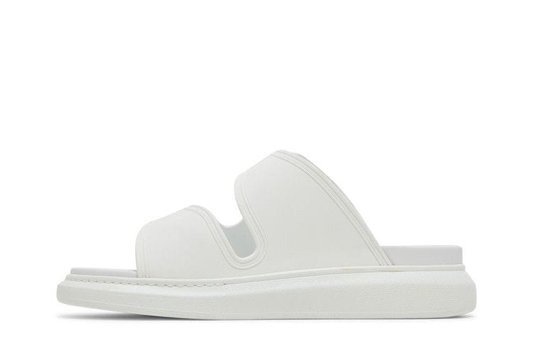 Alexander McQueen Hybrid Double Buckle Sandal New Ivory