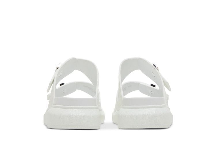 Alexander McQueen Hybrid Double Buckle Sandal New Ivory