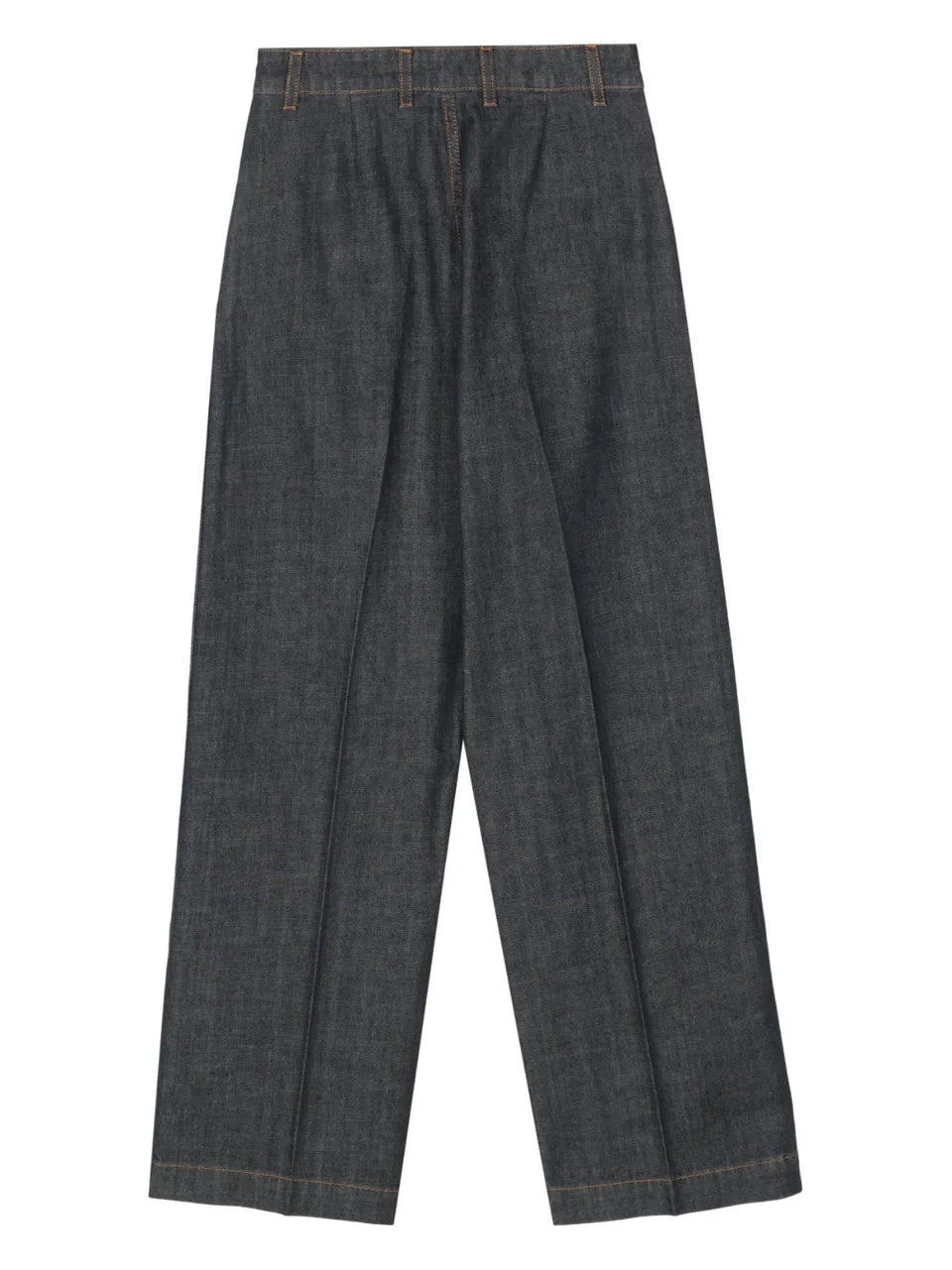 high-rise wide-leg jeans