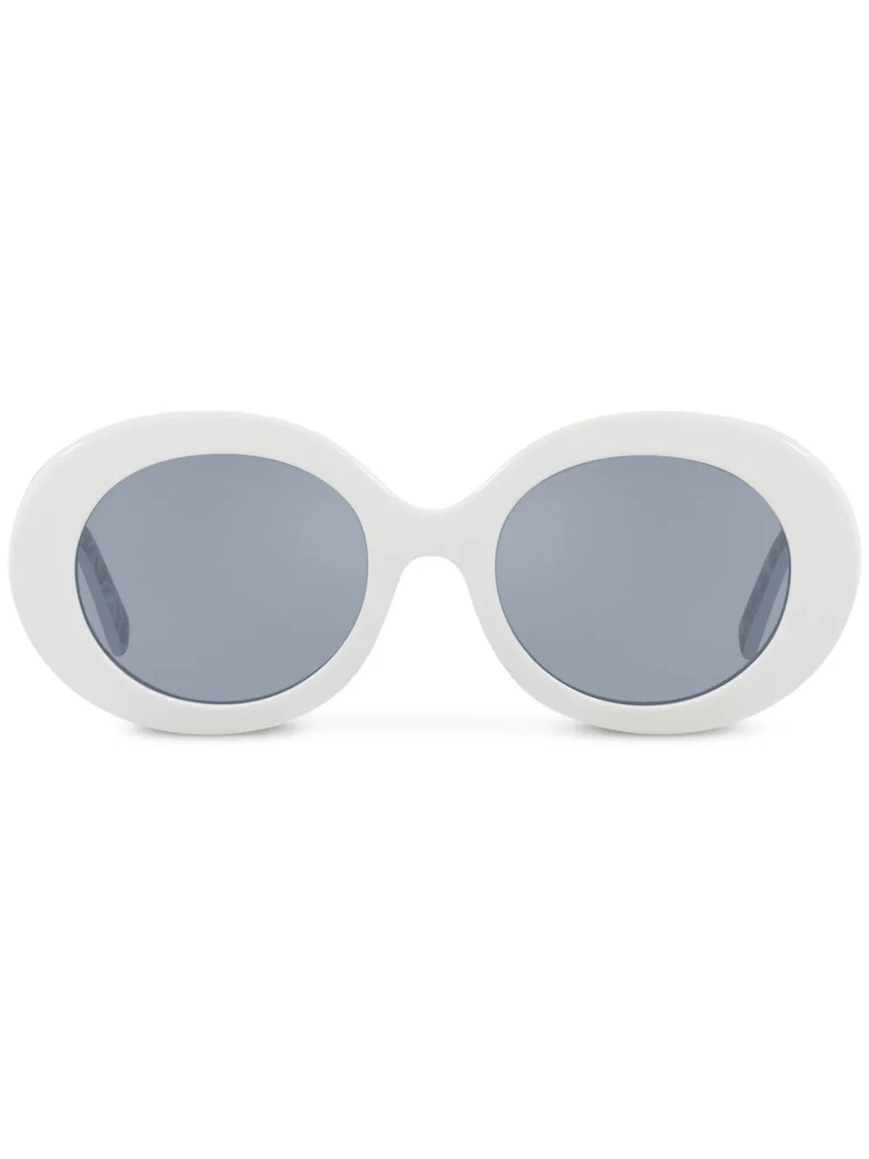 logo-embossed round-frame sunglasses