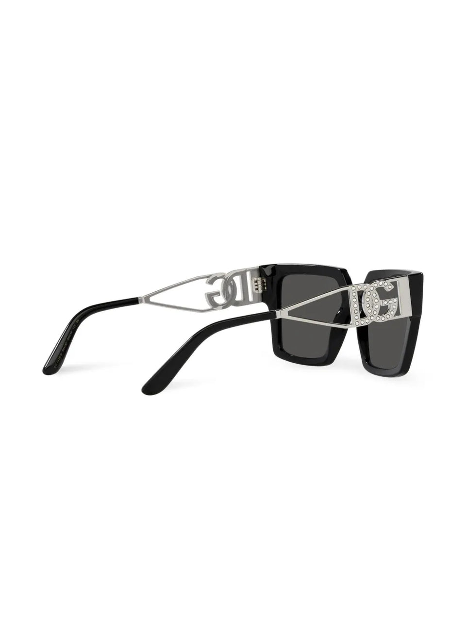 crystal-embellished square-frame sunglasses