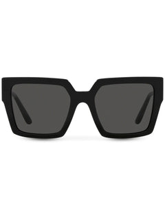 crystal-embellished square-frame sunglasses
