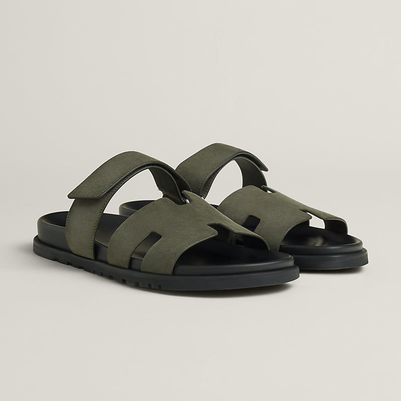 Hermes Chypre sandal (vert forêt)