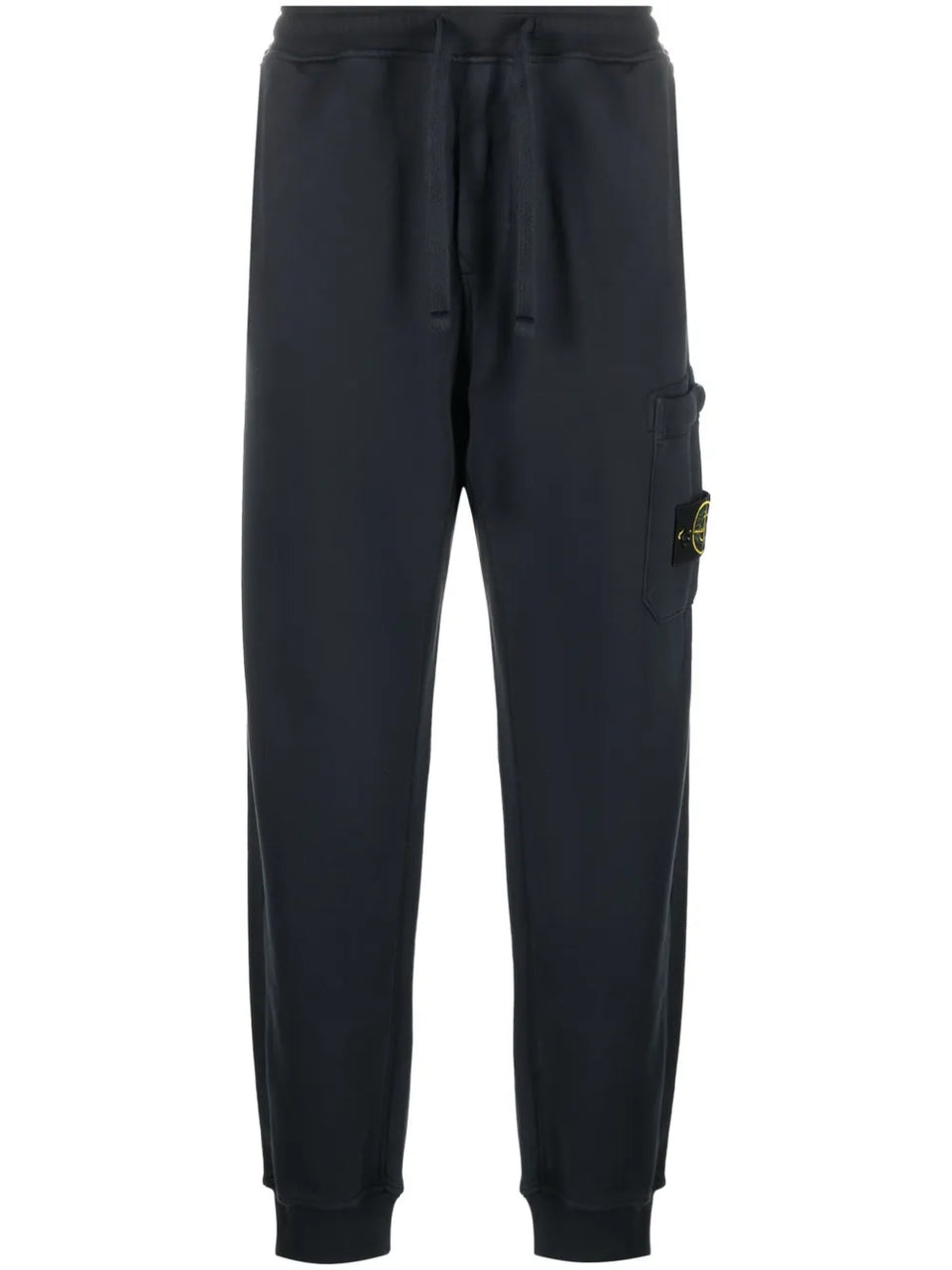 Compass-badge cotton track pants