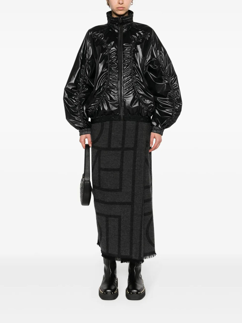 Doride seamed bomber jacket