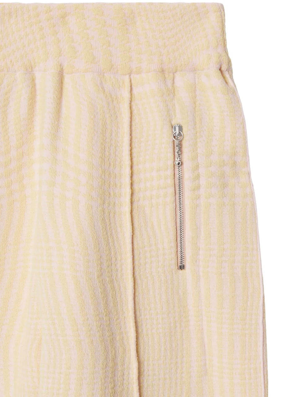 houndstooth-jacquard wool-blend trousers