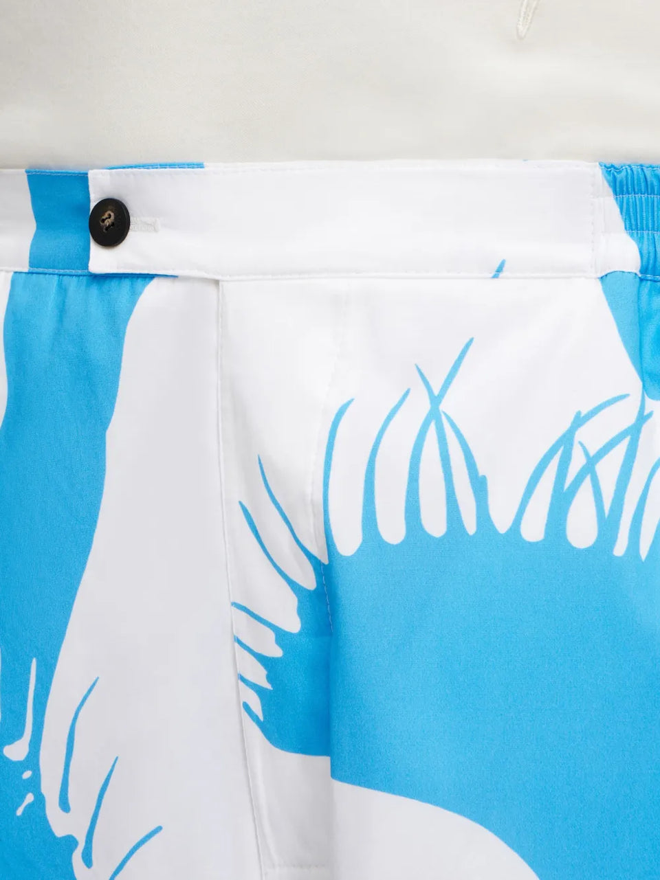 Venus-print cotton bermuda shorts