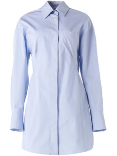 cotton-poplin shirt dress
