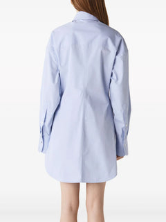cotton-poplin shirt dress