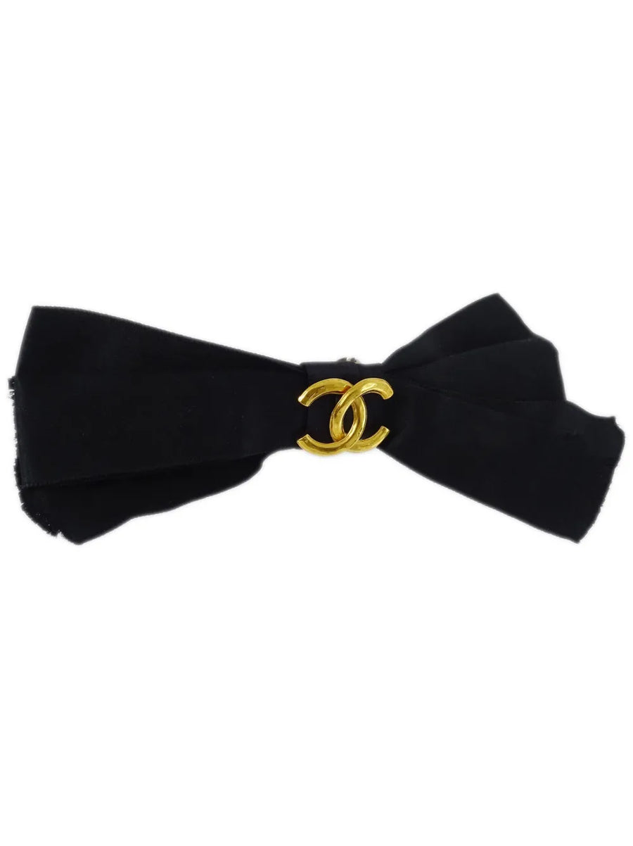 CC-logo Bow hair clip