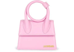 Jacquemus Le Chiquito Noued Coiled Handbag Light Pink