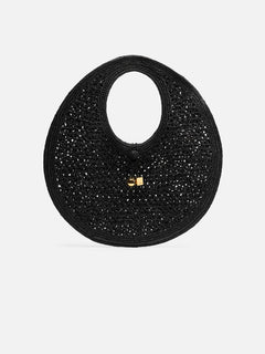 Jacquemus Spiaggia Round Bag Black
